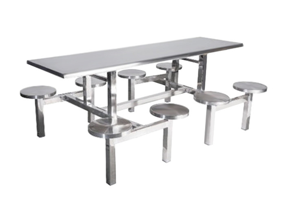중국 테이블과 의자 스테인리스 건축 제품 720-760mm 고도 주문을 받아서 만들어진 크기 협력 업체