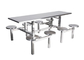 테이블과 의자 스테인리스 건축 제품 720-760mm 고도 주문을 받아서 만들어진 크기 협력 업체
