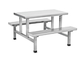 무작위 패턴 스테인레스 스틸 식사 테이블 및 의자 어떤 크기를 사용할 수 협력 업체