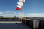 학교 세그멘트 된 텔레스코픽 국기 극, 탈착식 개폐식 기둥 장대 협력 업체