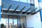 비가 창 고 플랫폼 스테인리스 캐노피, 상업 건물에 대 한 유리 캐노피 협력 업체